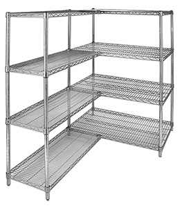 Polycoated Zinc Wire Shelving